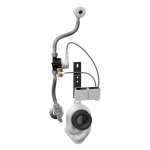 Radar flushing unit on the mounting rail for urinal Ecco (Golf), 24 V DC