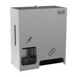 Stainless steel dispenser for tampons and pads