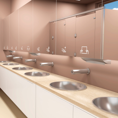 Modules behind mirrors: clean design, smart solution