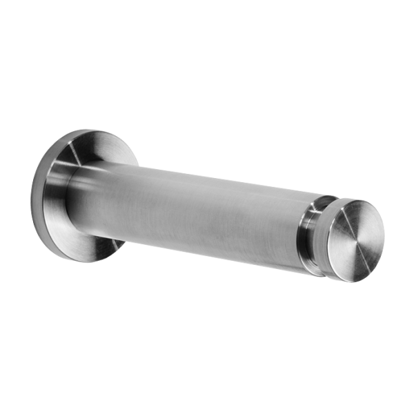 Stainless steel hook, 100 mm, brushed