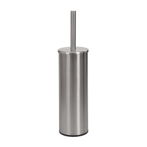 Stainless steel wall mounted toilet brush, brushed