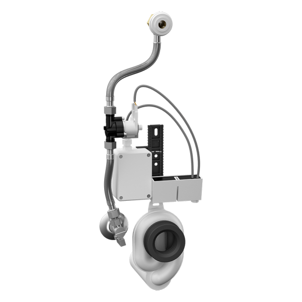 Radar flushing unit on the mounting rail for urinal Ecco (Golf), 6 V