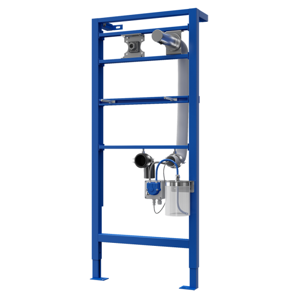 Automatic stainless steel wall hung soap dispenser, 1 l soap canister, mounting frame SLR 24 included, 230 V AC