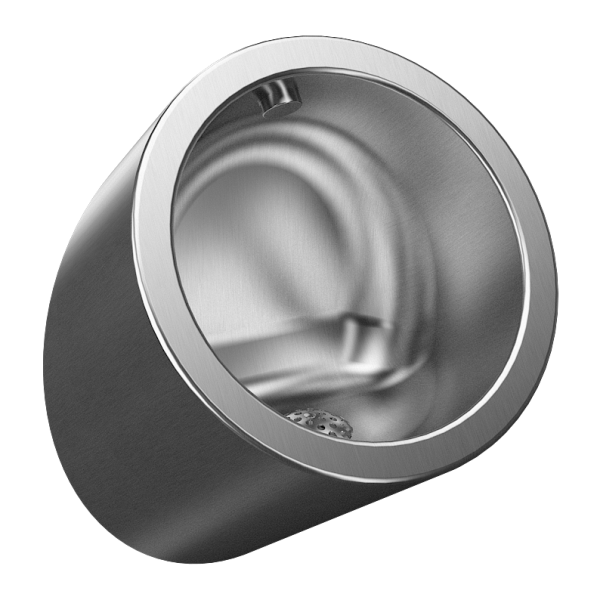 Vandal proof stainless steel urinal